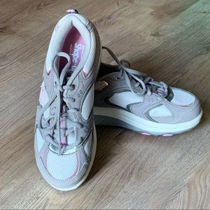 Skechers Shape Ups Pink/Gray 7.5